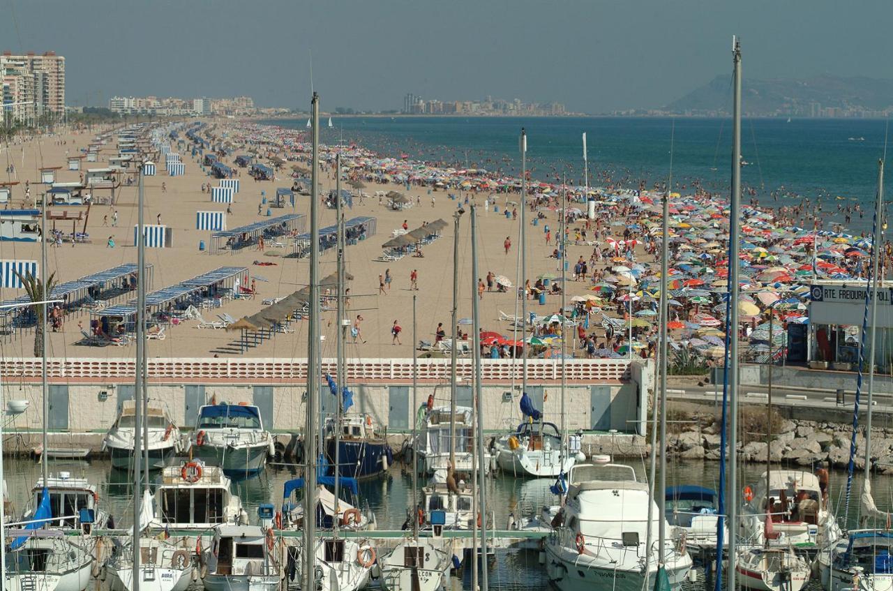 Aigua Blava Primera Linea - Alquiler Solo Familias Playa de Gandia Eksteriør bilde